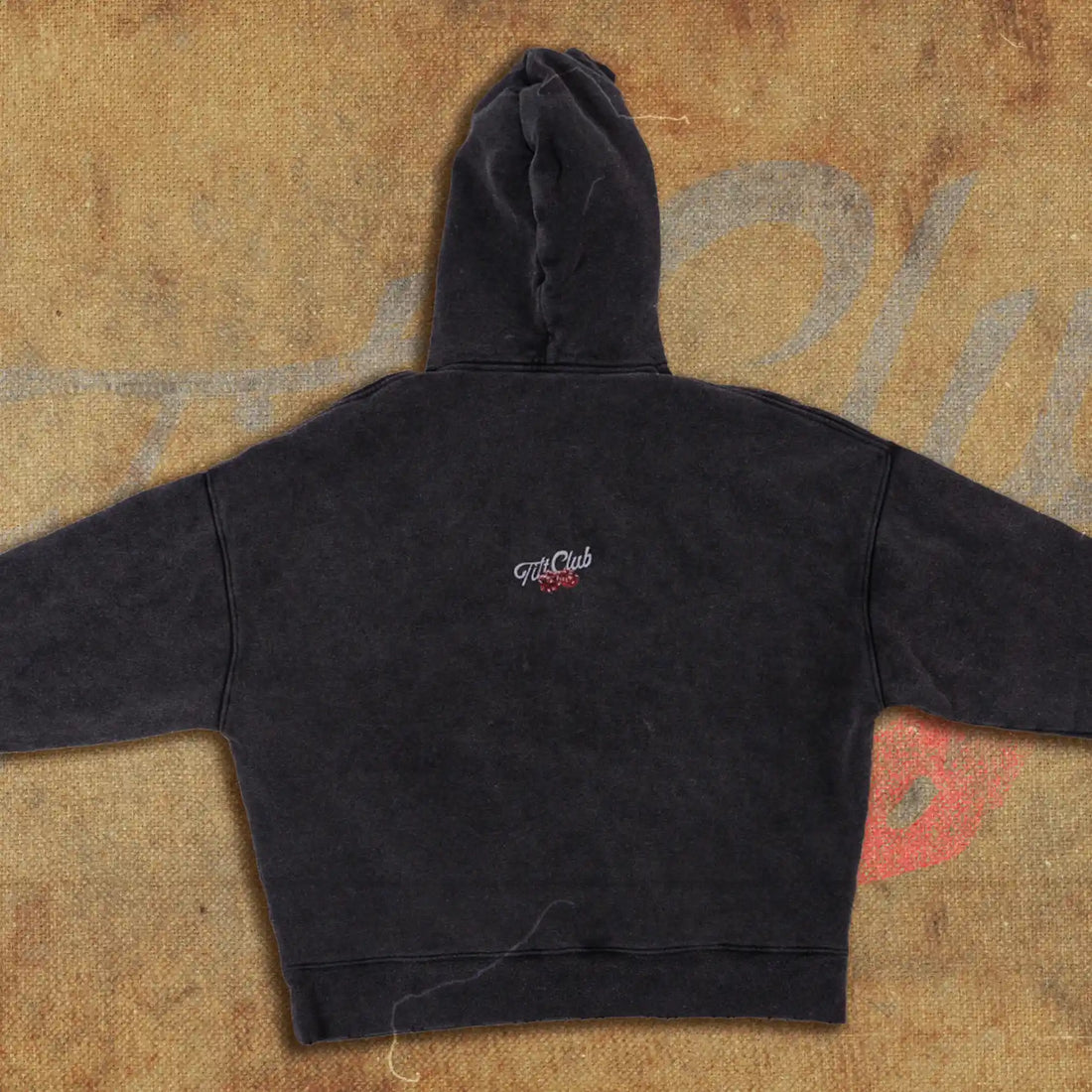 Vintage-inspired hoodie with a 'Welcome to Tilt Club' design, featuring retro typography, dice graphics, and a classic Las Vegas aesthetic. Perfect for casual wear with a touch of casino style.